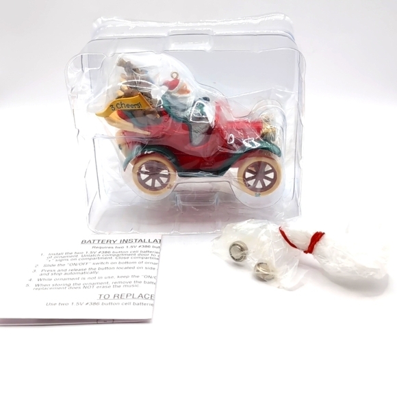 NIB NWT Hallmark 1999 Santa Jazzy Jalopy Keepsake Ornament - Picture 2 of 8